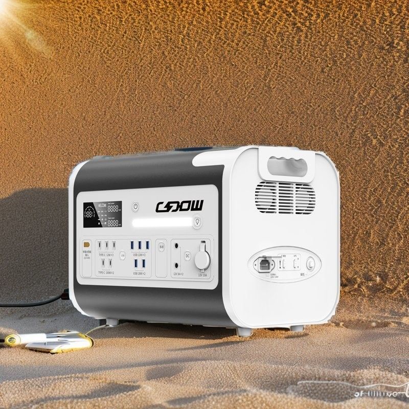 نیروگاه خورشیدی قابل حمل 25 کیلوگرم ژنراتور خورشیدی 2200W-2400W با ظرفیت 2048wh