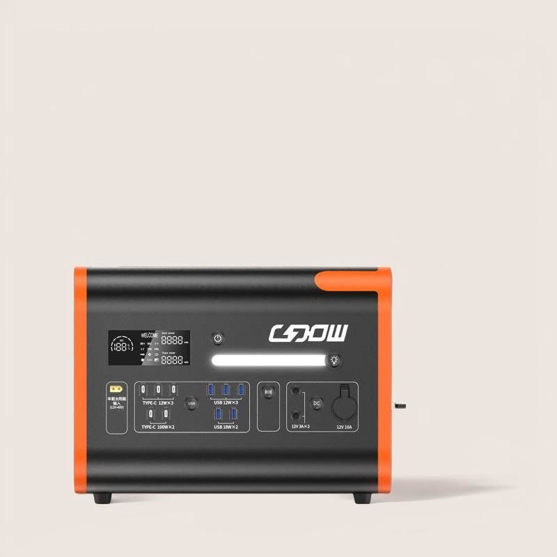 ژنراتور خورشیدی قابل حمل با باتری LiFePO4 با خروجی و پنل نوع C 3*18W/2*100W