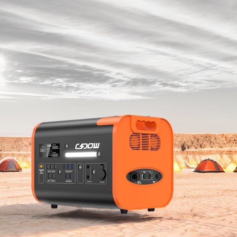 شارژ بی سیم 15 وات باتری موبایل LiFePO4 ایستگاه انرژی خورشیدی برای خانه و کمپینگ