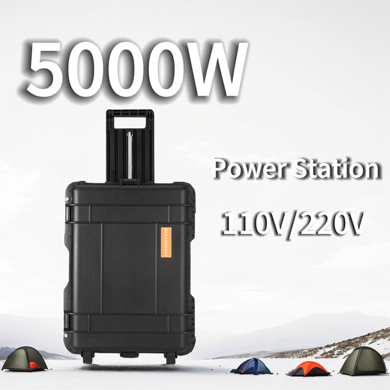 15A Max AC Output Current پمپ خورشیدی قابل حمل 5000W برای خانه و کمپینگ
