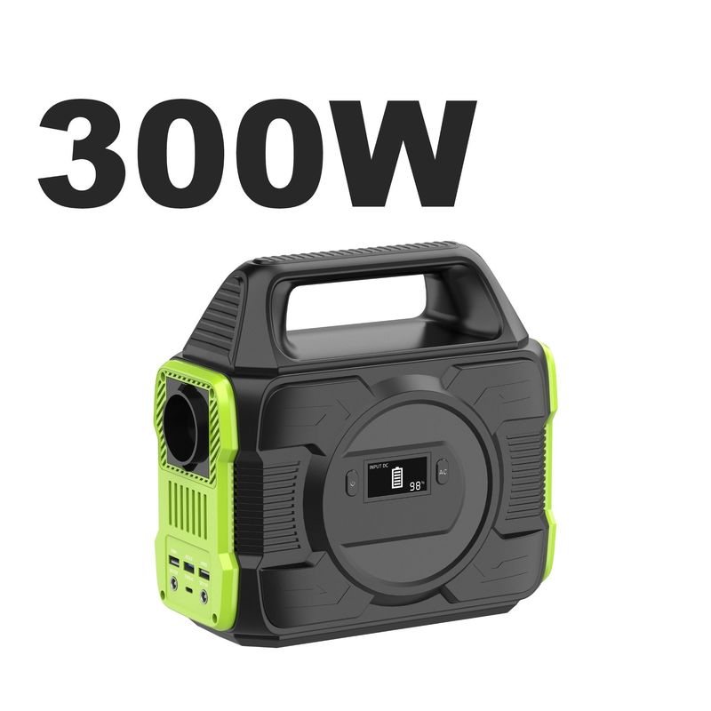 300W ایستگاه برق قابل حمل باتری پلیمر شارژر خورشیدی منبع برق برای همه مارک ها