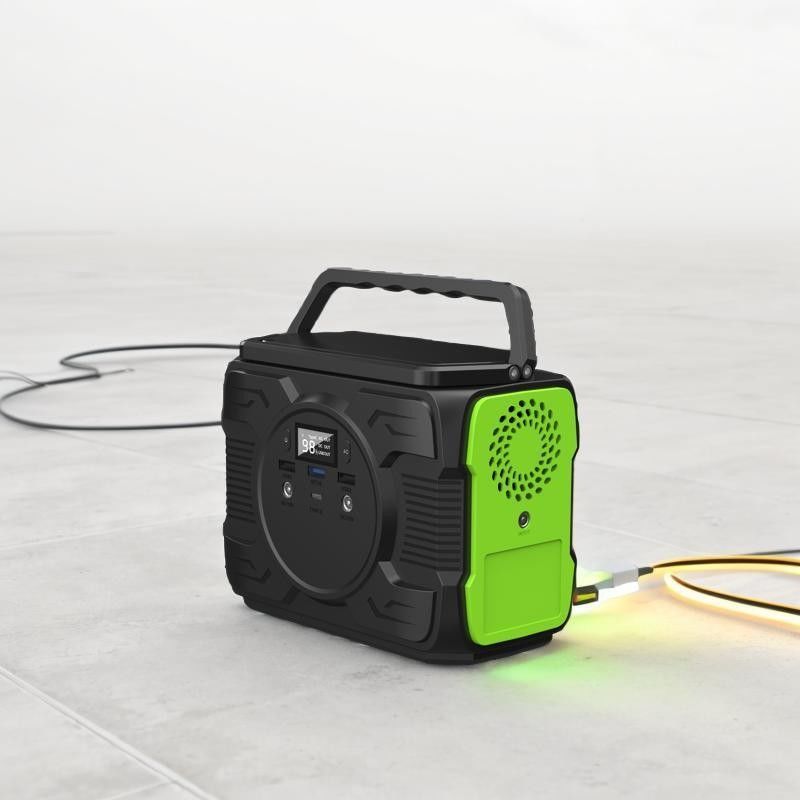 200 وات لیتیوم AC DC خروجی ژنراتور انرژی خورشیدی ایستگاه برق کمپینگ قابل حمل برای لپ تاپ
