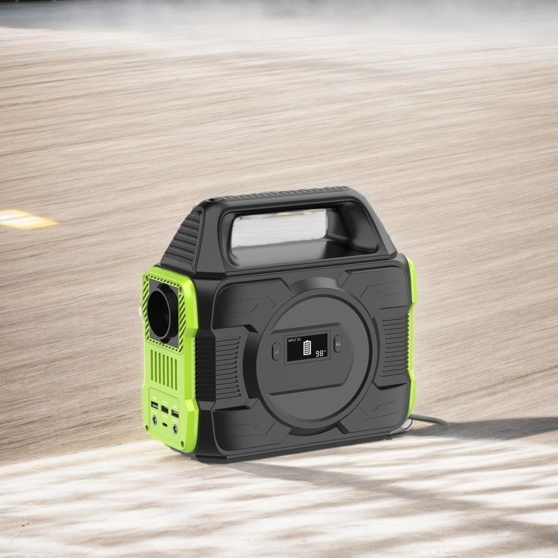 بانک قدرت خالص Sine Wave 500W برای ذخیره سازی انرژی قابل شارژ در فضای باز در 300W