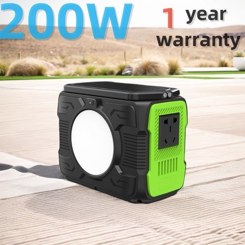200W173wh کمپینگ موبایل باتری لیتیوم ژنراتور خورشیدی منبع برق برای کار از راه دور