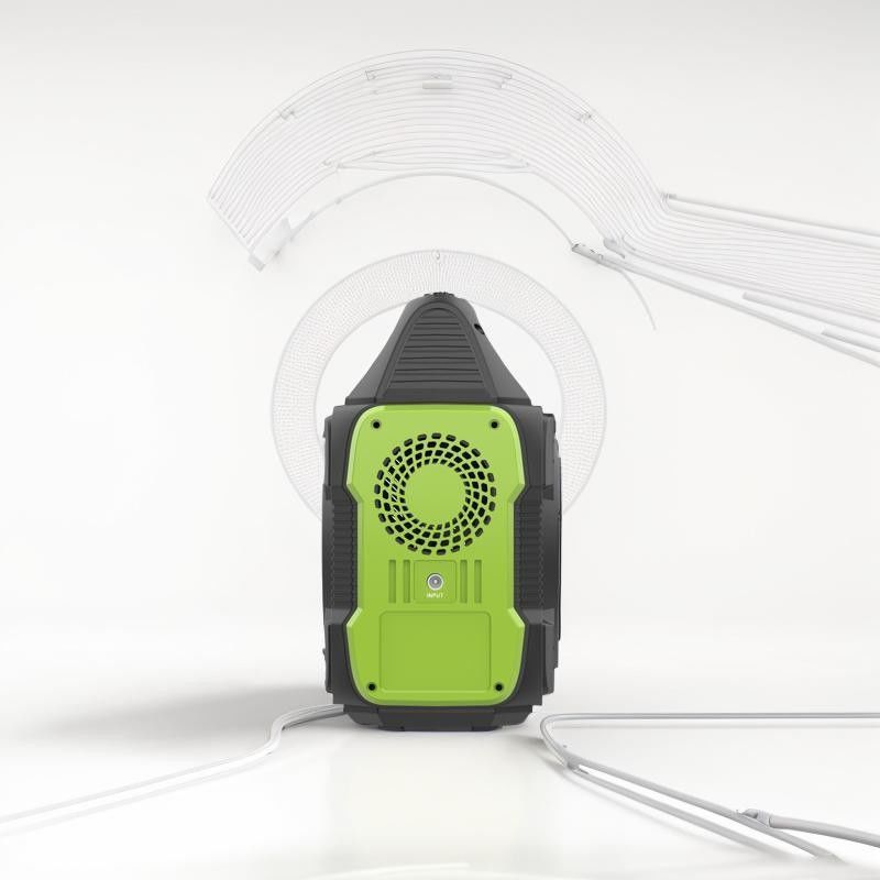 نیروگاه خورشیدی قابل حمل 300W/600W اینورتر شارژ سریع برای خانه های خارج از شبکه