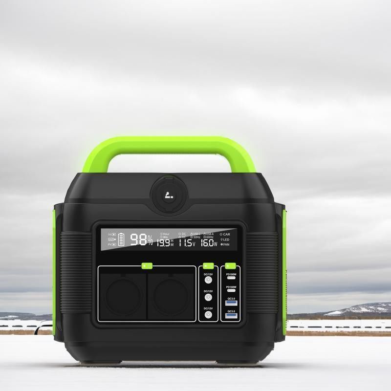 خروجی چند عملکردی 600W کمپینگ در فضای باز RV ذخیره انرژی نیروگاه بازیافتی