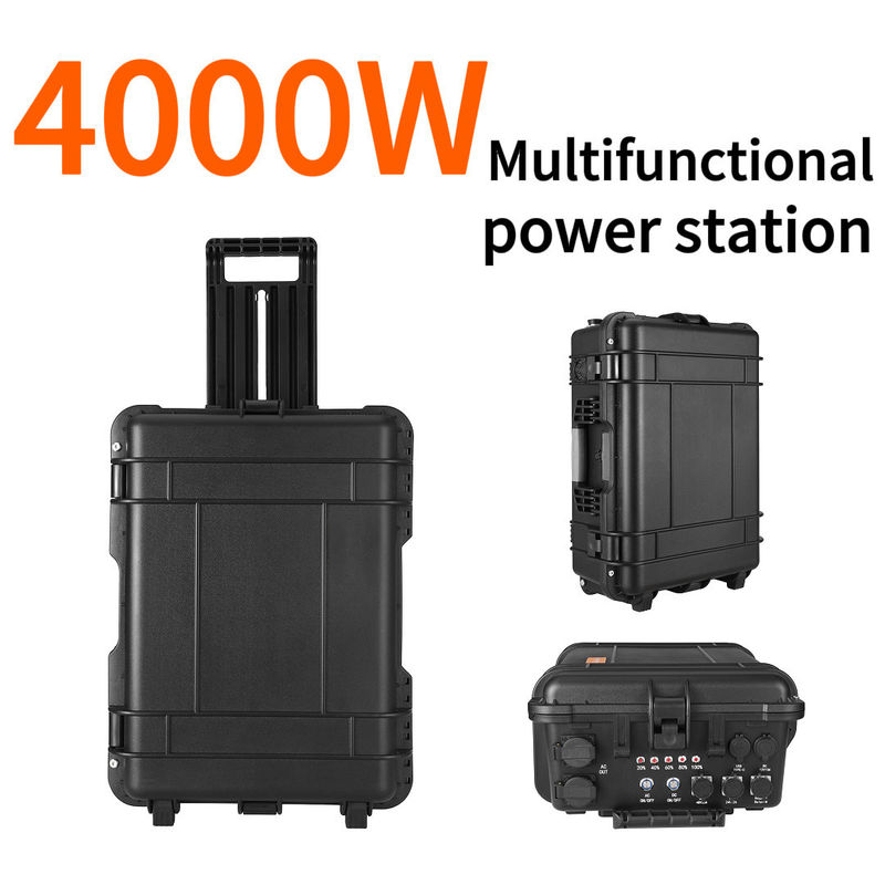 4000W UPS قابل حمل ذخیره انرژی منبع برق 5000W 3000W 2400W 1500W 500W 300W لیتیوم نیروگاه خورشیدی قابل حمل