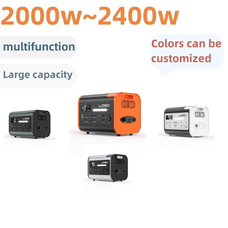 ژنراتورهای خورشیدی قابل حمل 25 کیلوگرم برای فضای باز 2000W/2200W/2400W فرکانس خروجی 50/60Hz