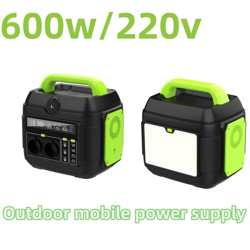 300W 600W 1200W باتری لیتیوم ایستگاه برق قابل حمل ژنراتور خورشیدی برای اضطراری خانگی