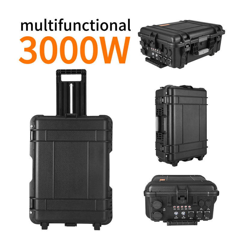 جریان خروجی AC 15A Max LT-30 3000W منبع برق قابل حمل برای باتری سیستم خورشیدی