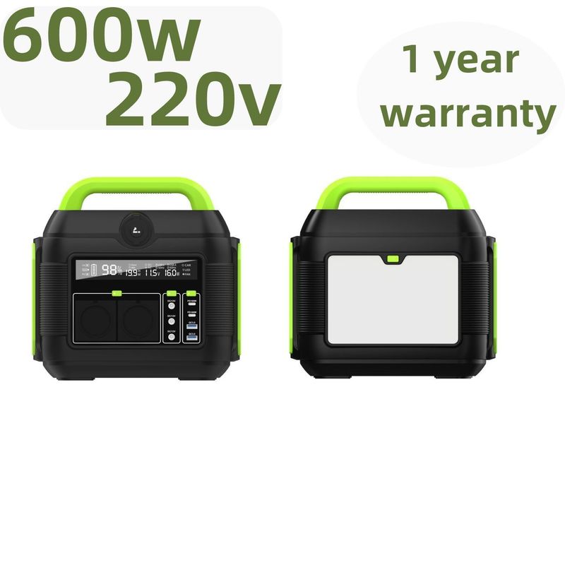 600W 110/220V-50Hz/60Hz ایستگاه برق قابل حمل ژنراتور خورشیدی برای توزیع مستقیم