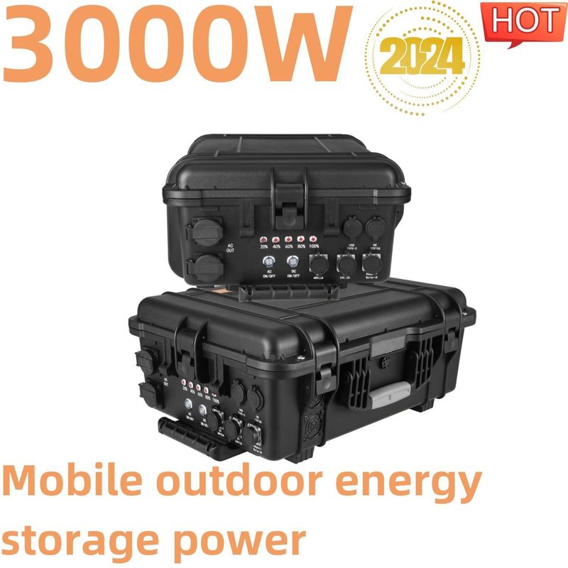 باتری LiFePO4 3000W ژنراتور خورشیدی قابل حمل برای پشتیبان گیری اضطراری و سفارشی سازی