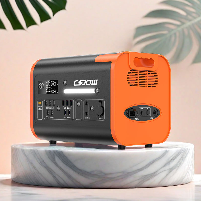 قدرت خروجی 2200W ایستگاه برق قابل حمل 2000W 4000W درایو LiFePO4 باتری ذخیره انرژی