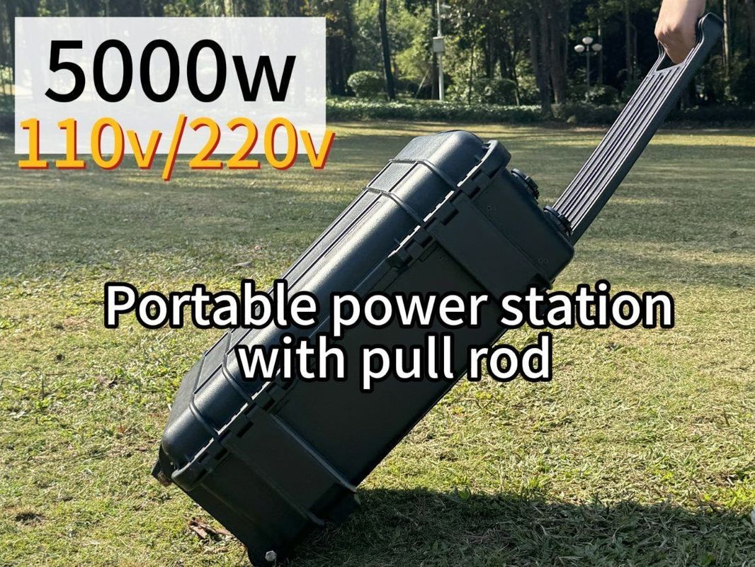 3000W 4000W 5000W بانک برق ژنراتور خورشیدی قابل حمل برای تمام سوکت ها 6-7 ساعت زمان شارژ