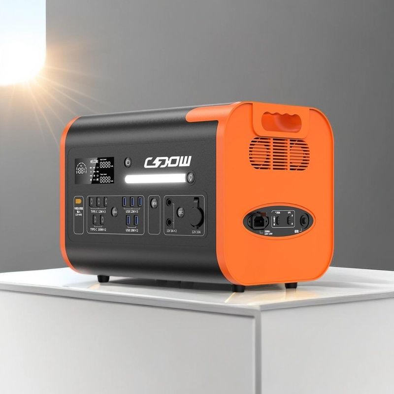 خانه اورژانسی و بیرون کمپینگ برق بانک ژنراتور 2200W با AC / DC اینورتر