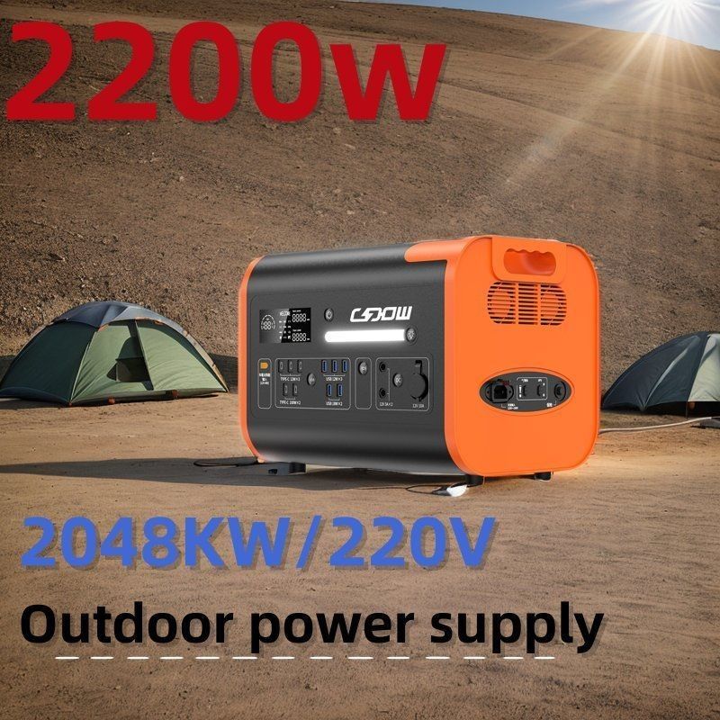 ژنراتور خورشیدی قابل حمل 600W/1000W/1800W/2200W AC 100V-120V/AC 220V-240V