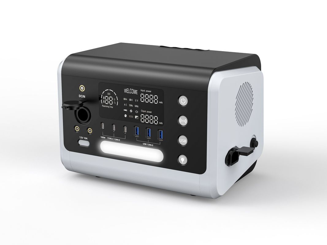 BMS محافظت شده 600W سیستم خورشیدی ژنراتور باتری موبایل