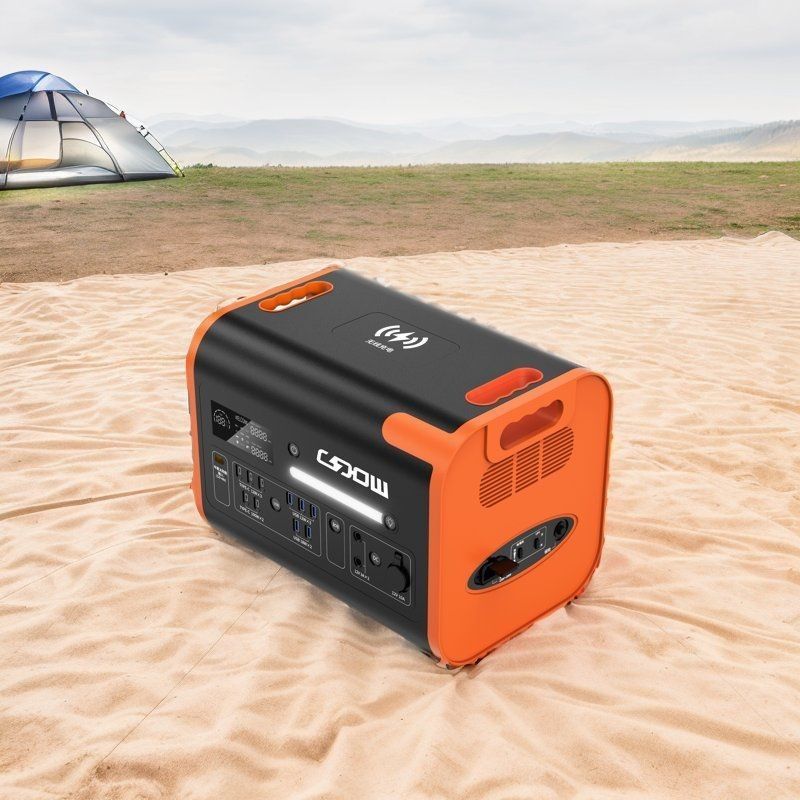 2200W/2048wh ذخیره انرژی منبع برق لیتیوم LiFePO4 باتری ژنراتور قابل حمل