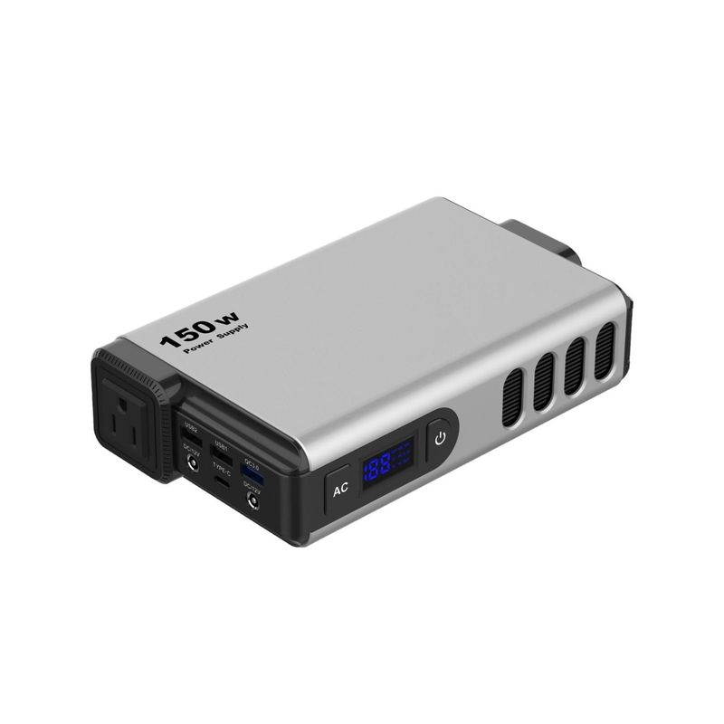 S150X-100 ایستگاه برق قابل حمل 150W برای خانه در خارج از منزل پشتیبان اضطراری 110V 220V AC Output