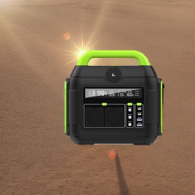 باتری لیتیوم ترنری 576wh ایستگاه برق خورشیدی قابل حمل 600W برای کمپ و اورژانسی