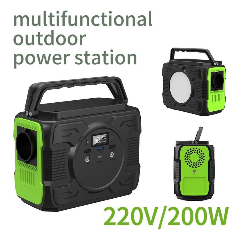 ظرفیت باتری 48000mAh 200W نوع ذخیره انرژی منبع برق برای برق 220 ولت