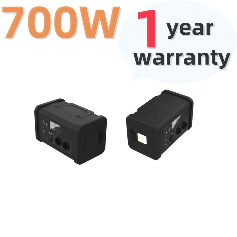 LiFePO4 پانل خورشیدی قابل حمل 700W ژنراتور خورشیدی 537.6wh C- 40 ordm نیروگاه