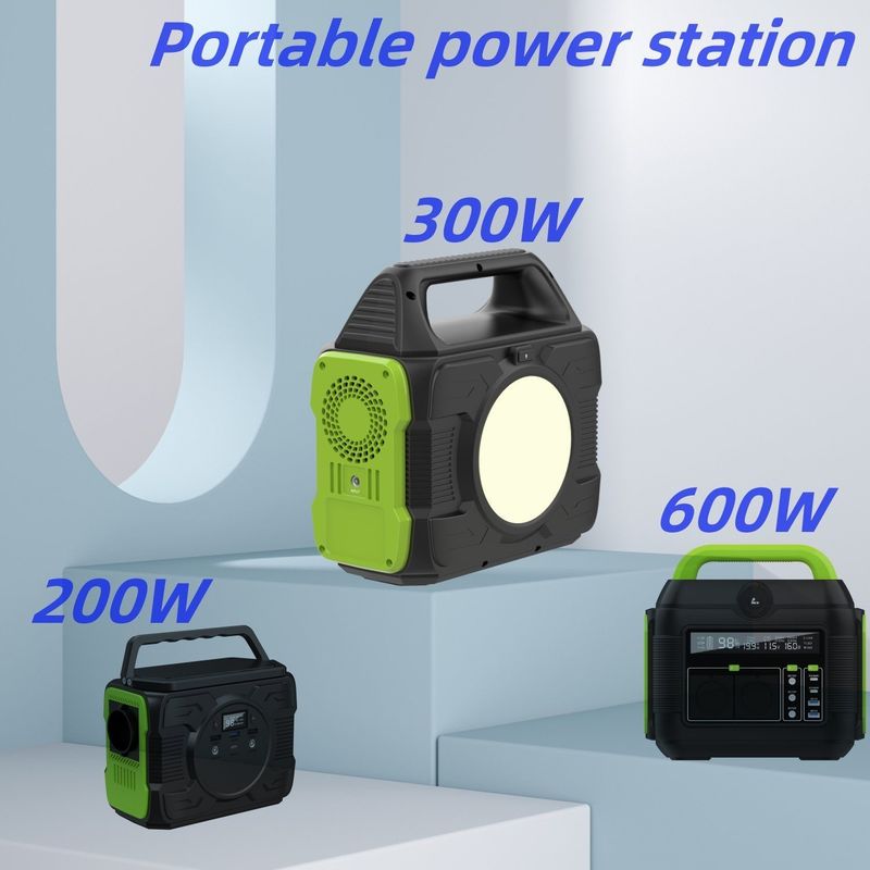 ایستگاه برق حمل و نقل در فضای باز 300W AC خروجی قدرت بالا با باتری لیتیوم