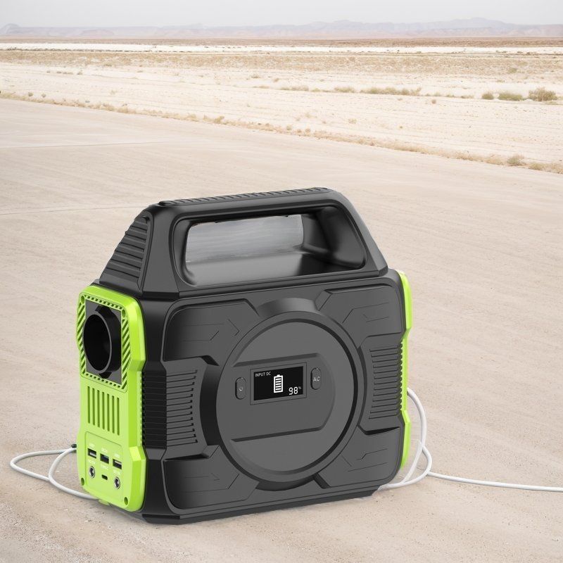 EU AC Socket Compatible تمام ژنراتور خورشیدی قابل حمل 300W برای UAV RV بدون نگهداری