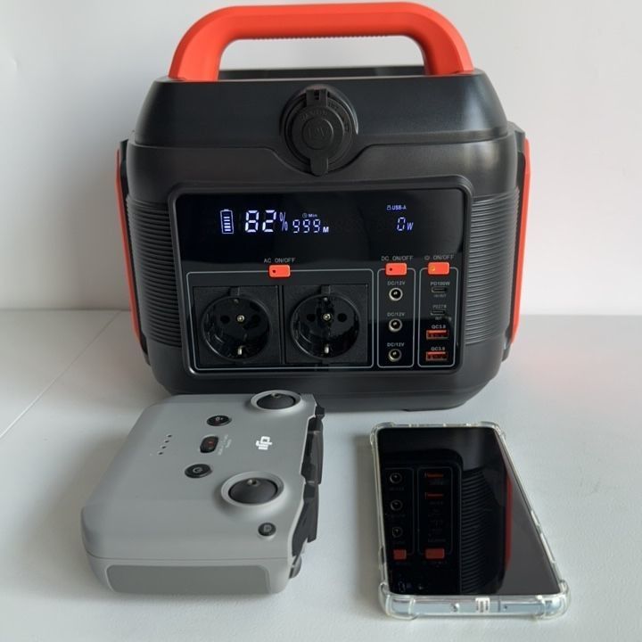 ژنراتور باتری لیتیوم قابل حمل 600W/576wh برای ایستگاه برق RV در فضای باز