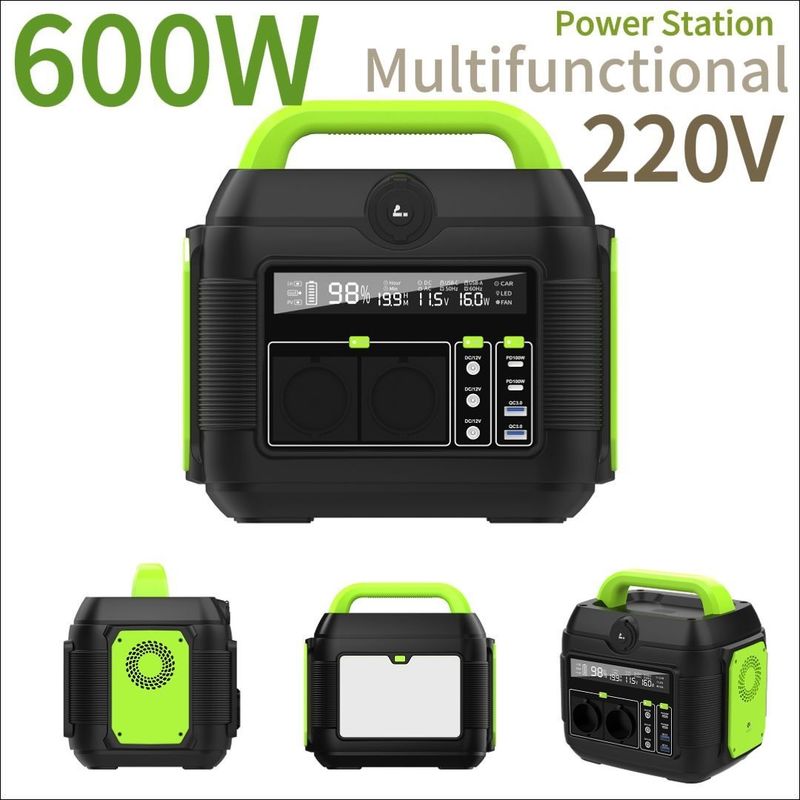 مرکز برق قابل تنظیم 300W 500W 600W 1200W 2200W برای فعالیت های بیرونی