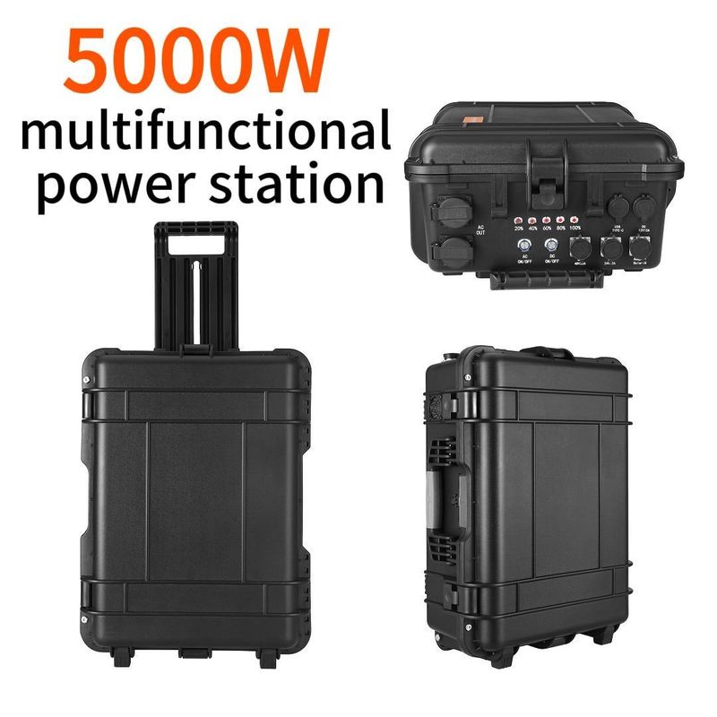 باتری لیتیوم یون بی سر و صدا 50000W ژنراتور خورشیدی 2500W برای تامین برق اضطراری