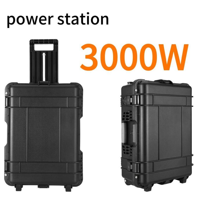 3000W برق اضطراری ژنراتور قابل حمل با نوع سوکت تمام زمان شارژ 6-7h