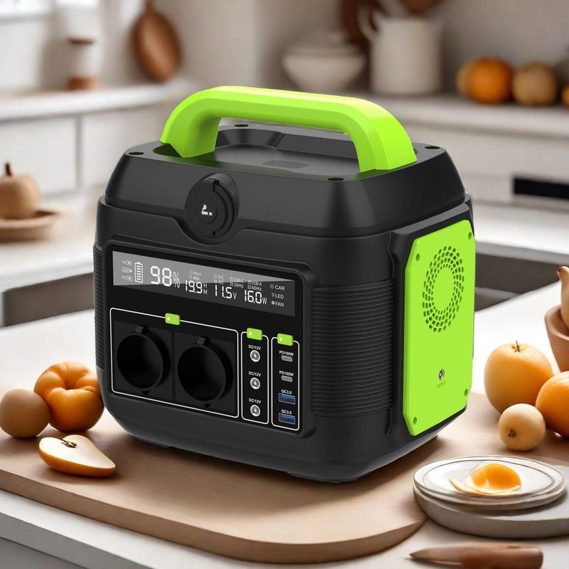 نیروگاه حمل و نقل 600W قابل بازیافت برای فعالیت های بیرونی و ذخیره انرژی خانگی