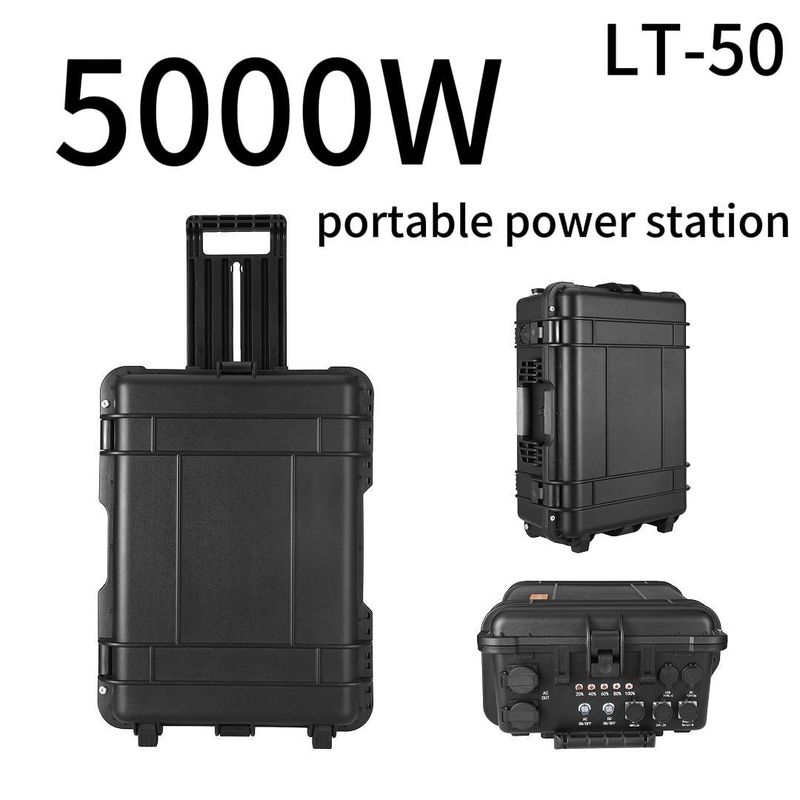 5000W شارژ سریع لیتیوم خانه قابل حمل 3600W نیروگاه برق خرید آن در حال حاضر