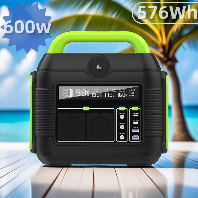 S6 600W ایستگاه برق قابل حمل ژنراتور خورشیدی برای شارژ هواپیماهای بدون سرنشین لپ تاپ تلفن همراه