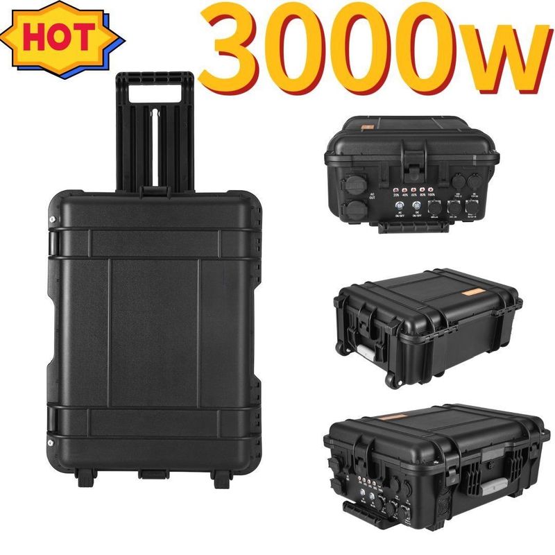 ژنراتور خورشیدی 3000 وات قابل حمل برای کمپ و RV