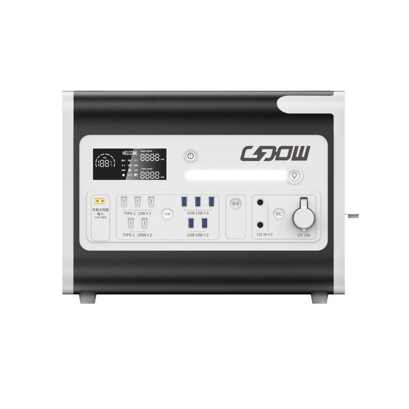 2200W خروجی برق ثابت ایستگاه برق قابل حمل برای ذخیره انرژی در فضای باز کمپینگ