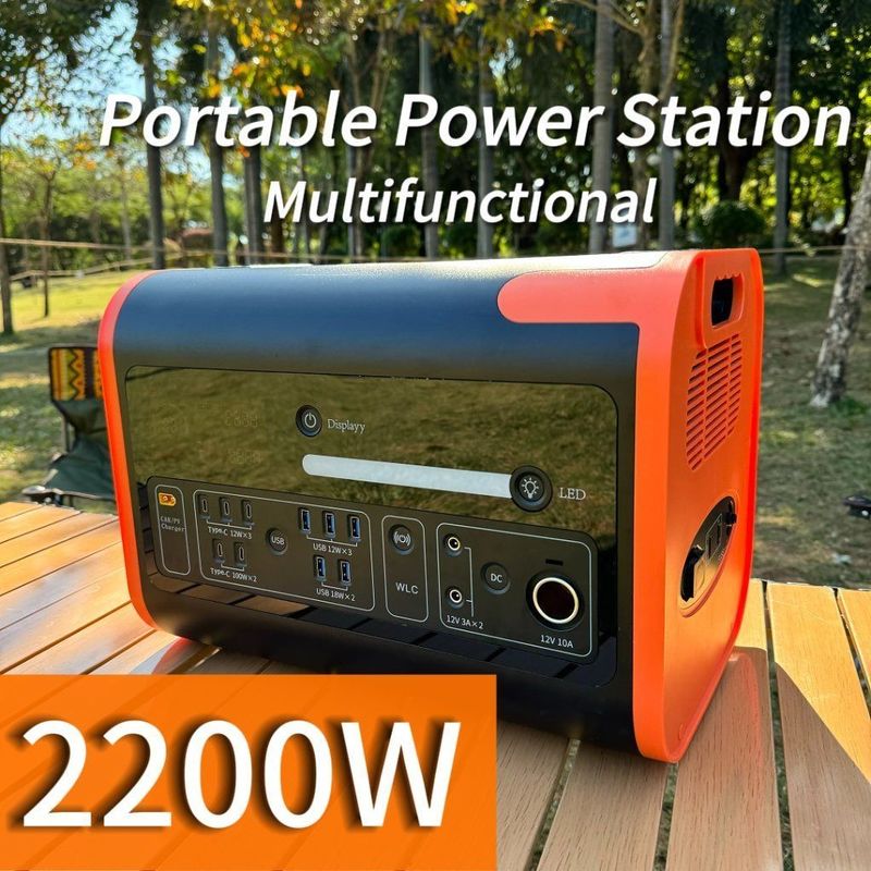 800W Max اتومبیل و شارژ خورشیدی ایستگاه برق قابل حمل برای پشتیبان اضطراری در فضای باز