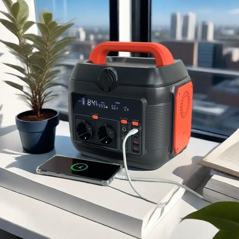 رنگ سفارشی 600W نیروگاه برق خانگی و ژنراتور خورشیدی برای کمپینگ در فضای باز