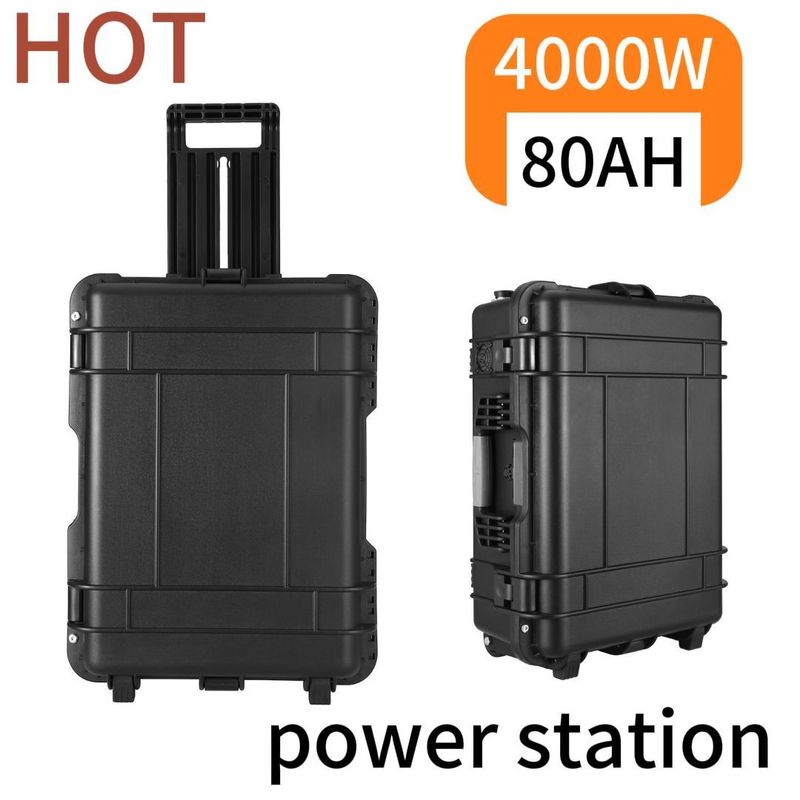 4000W 80ah ژنراتور خورشیدی در فضای باز خانه برق اضطراری برای منبع برق