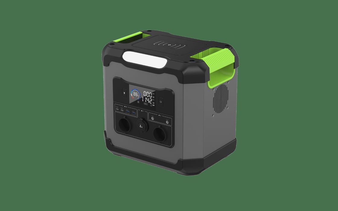 نیروگاه ذخیره سازی انرژی قابل حمل با 12V / 3A نوع C1 خروجی 500W ورودی پنل خورشیدی