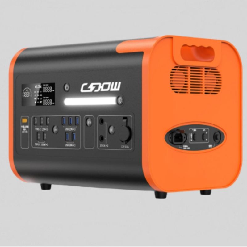 AT22 LiFePO4 باتری ایستگاه شارژ قابل حمل 600W 1000W 2200W برای کمپ های تلفن همراه