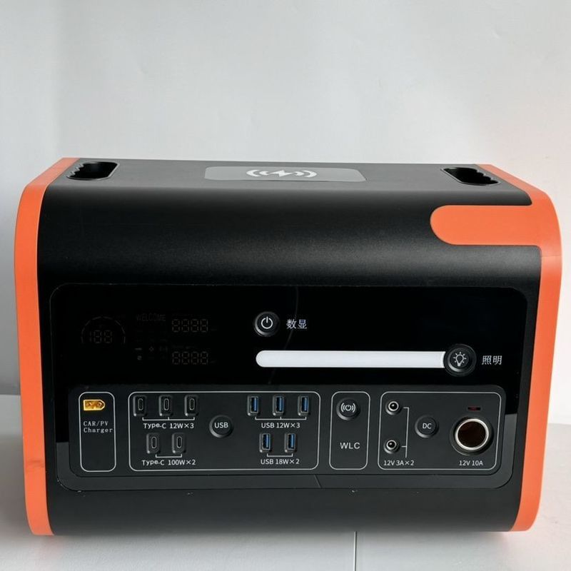 ایستگاه برق قابل حمل 2200W Pure Sine LiFePO4 باتری پشتیبان UPS برای کمپینگ در فضای باز