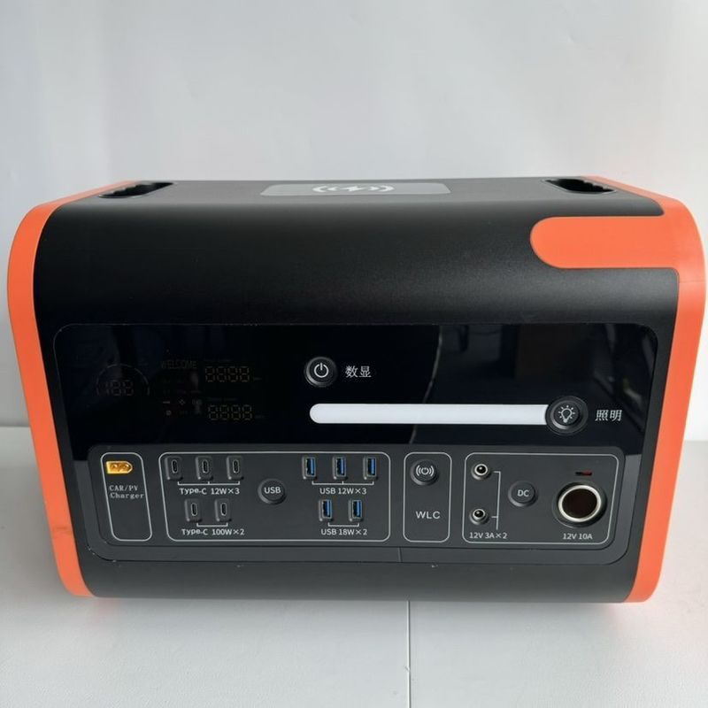 2200W 2048wh ایستگاه برق قابل حمل برای شارژ پنل خورشیدی در موارد اضطراری در فضای باز