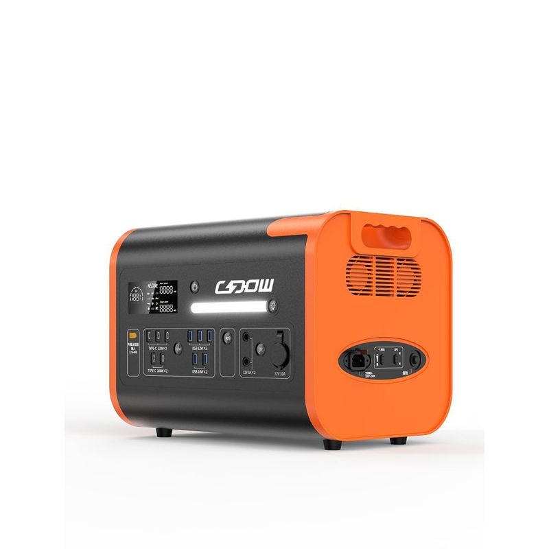 1800W/2200W قدرت خروجی پنل خورشیدی برق اضطراری برای نیازهای بیرونی و خانگی