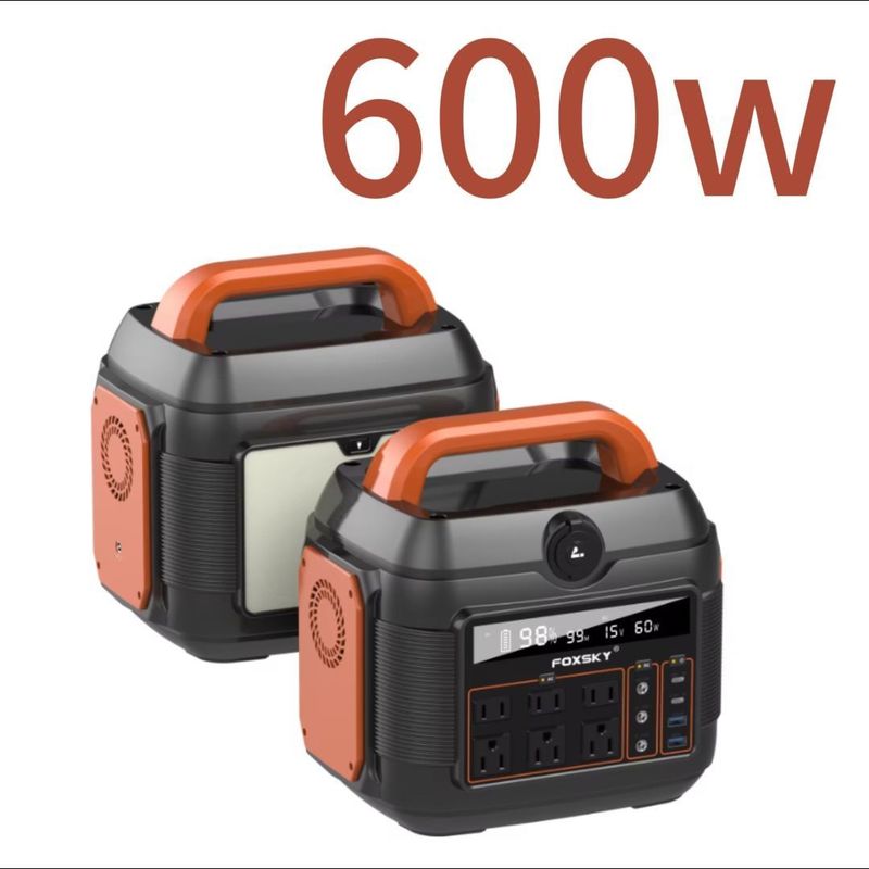 600W 300W 1200W/110V/220V نیروگاه حمل و نقل بزرگ برای اورژانسی خانوادگی