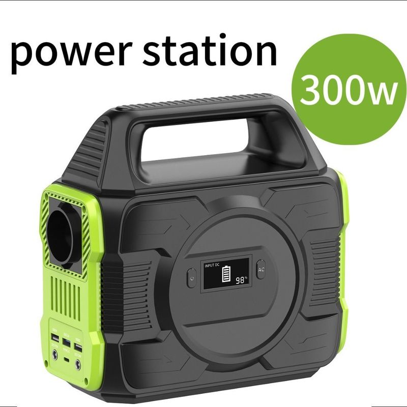 نوع خروجی AC/DC 300W ایستگاه خورشیدی قابل حمل برای نیازهای بیرونی و خانگی