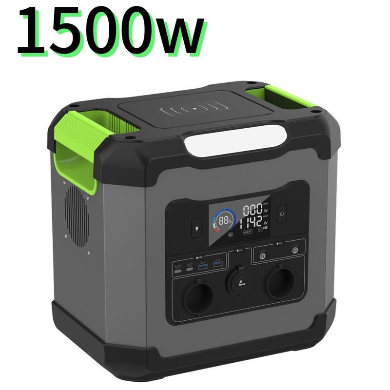 1200W/1500W/2000W منبع برق تلفن همراه 1500W قدرت خروجی AC برای نیروگاه حمل و نقل