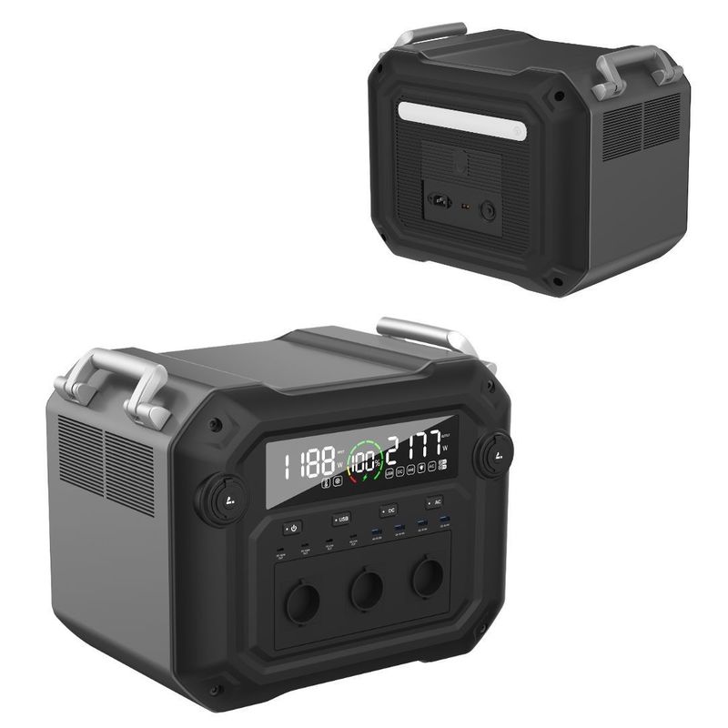 LiFePO4 3600W اینورتر برق قابل حمل برای کمپینگ RV / Van در فضای باز و ایستگاه اضطراری