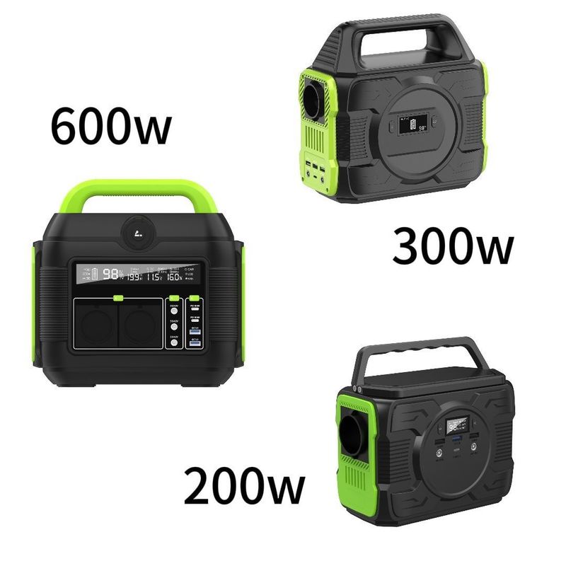 طراحی ساده ایستگاه برق قابل حمل خانگی در فضای باز با خروجی نوع C Pd100W Pd27W